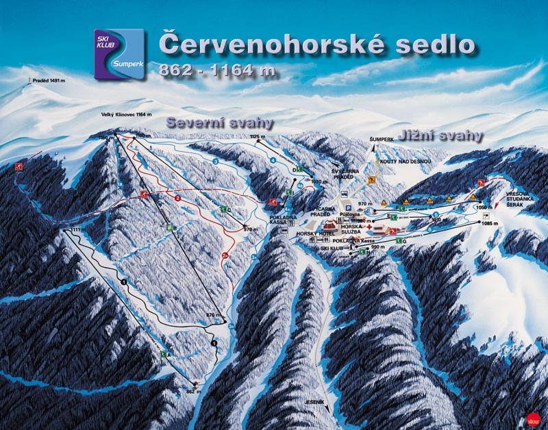 Apartmany Loučná nad Desnou Exteriör bild